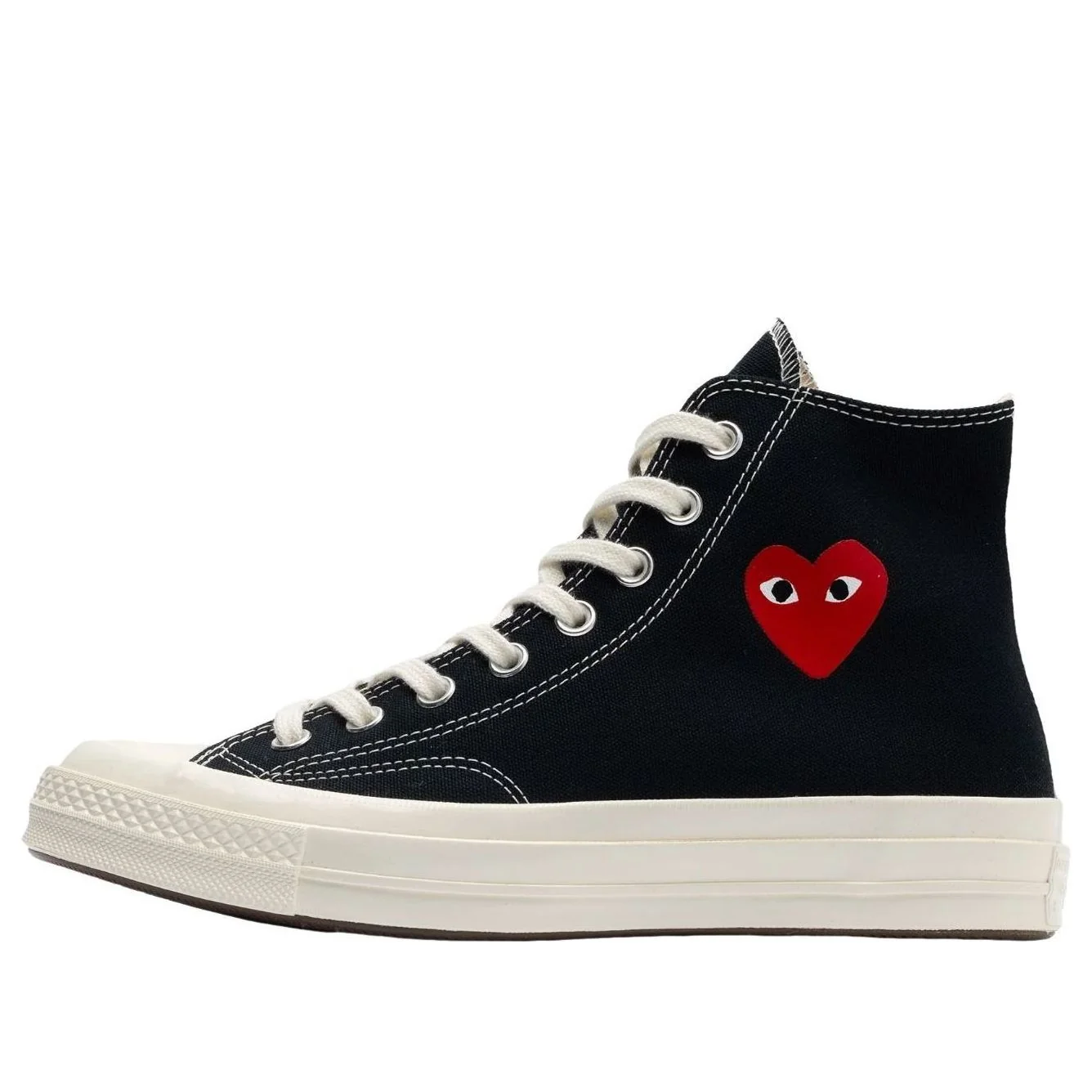 Converse x Comme des Garcons PLAY Chuck 70 Hi 'Single Heart Black' A08801C