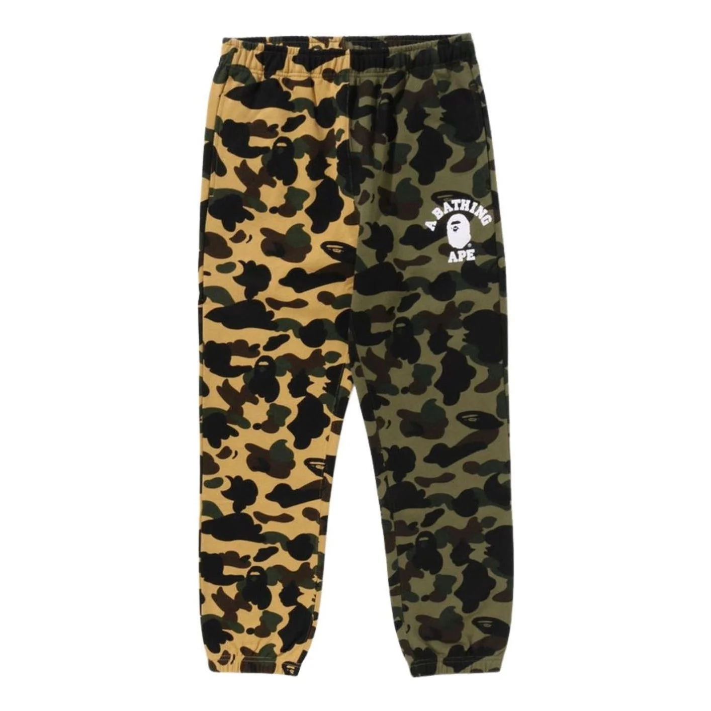 A Bathing Ape 1St Camo Separate Regular Fit Sweat Pants 'Multicolor' 1L30-152-008-MUL