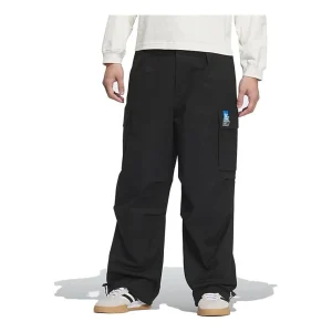 adidas Trefoil Cargo Pants Asia Sizing 'Black' KA8012