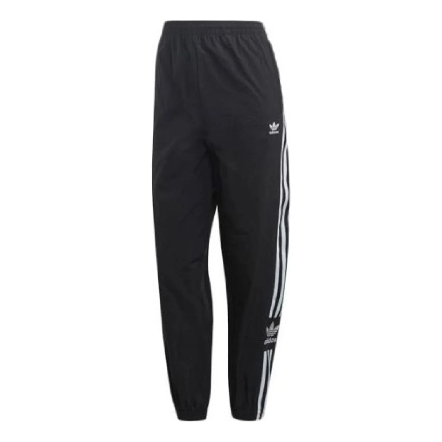 (WMNS) adidas Track Pants Asia Sizing 'Black White' ED7542