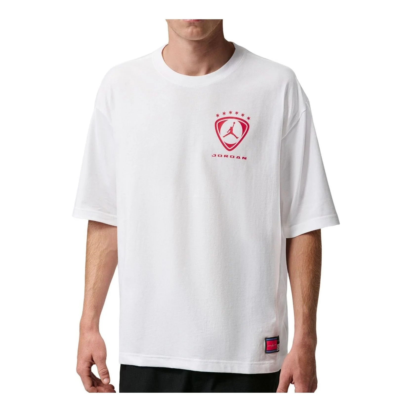 Jordan Brooklyn T-Shirt 'White University Blue' IO0010-100