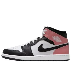 Air Jordan 1 Mid 'White Rust Pink Black' DQ8426-100
