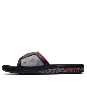 Air Jordan Hydro 3 Retro Slide 'Black Red Grey' 854556-003