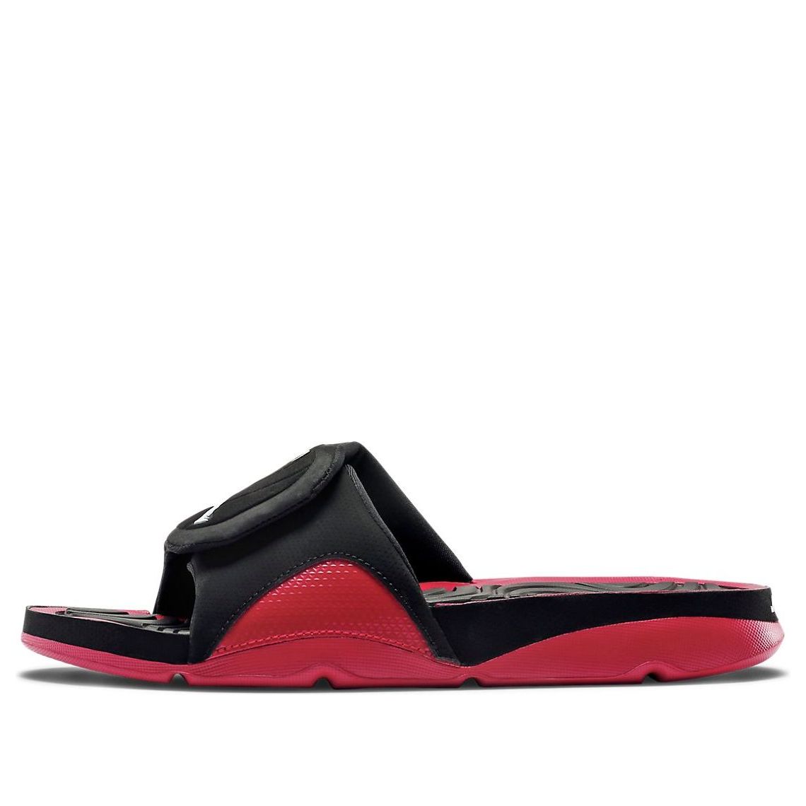 Air Jordan Hydro 4 Black Red Velcro Sports Slippers 705163-001