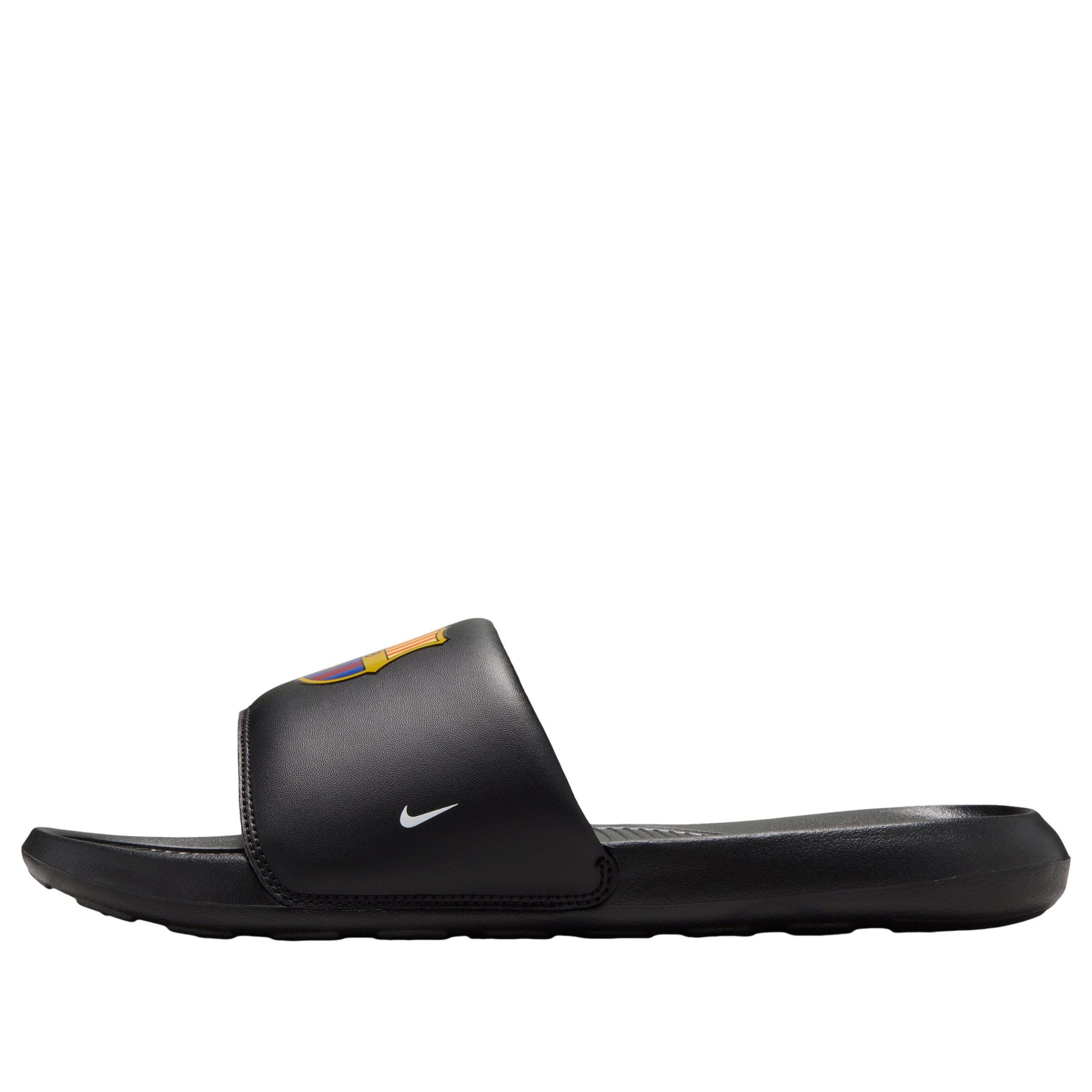 Nike x FC Barcelona Victori One Slides 'Black Midwest Gold Imperial Purple' IX3944-001