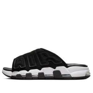 Nike Air More Uptempo Slides 'Black White Red' FJ2707-001
