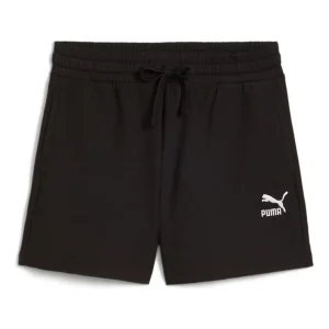 (WMNS) PUMA Classics Ribbed Shorts 'Black' 626630-01