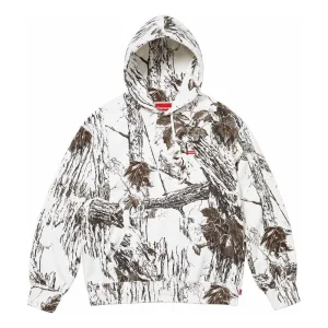 Supreme Small Box Hooded Sweatshirt 'White Black' SUP-SS24-012