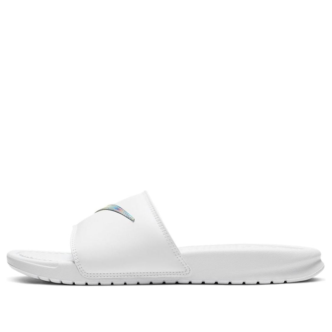 (WMNS) Nike Benassi JDI Slide 'White Iridescent' DA2544-100