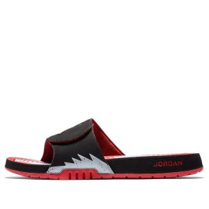 Air Jordan Hydro 5 Retro Black Red Slippers 'Black Red White' 555501-060