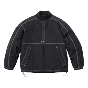 Supreme x Nike Ripstop Pullover 'Black White' SUP-SS24-160