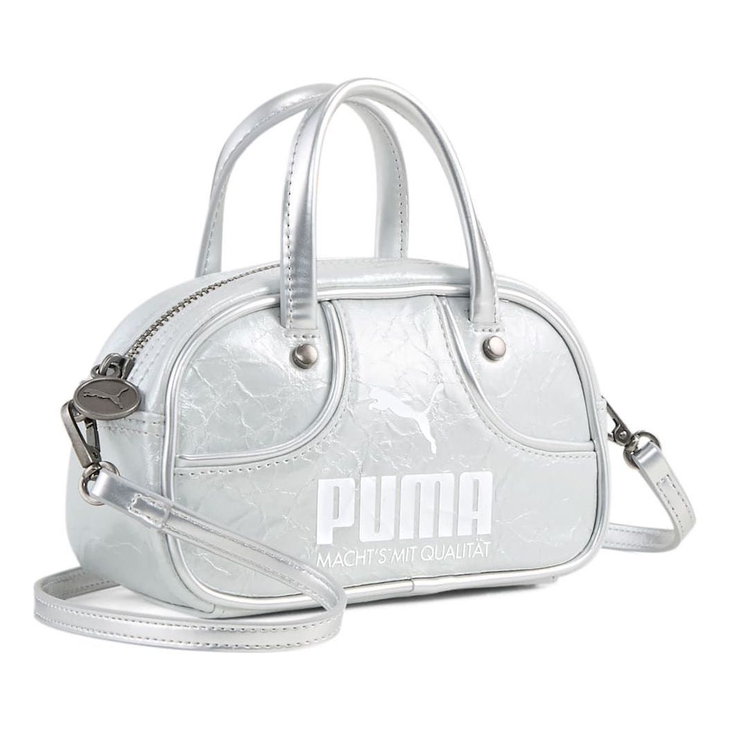 (WMNS) PUMA 1976 Luster Micro 1L Grip Bag 'Feather Gray Metallic' 092862-01