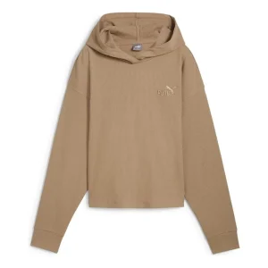 (WMNS) PUMA ESS Elevated Hoodie 'Oak Branch' 682503-67