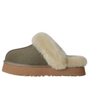(WMNS) UGG Disquette Slippers 'Moss Green' 1122550-MRNM