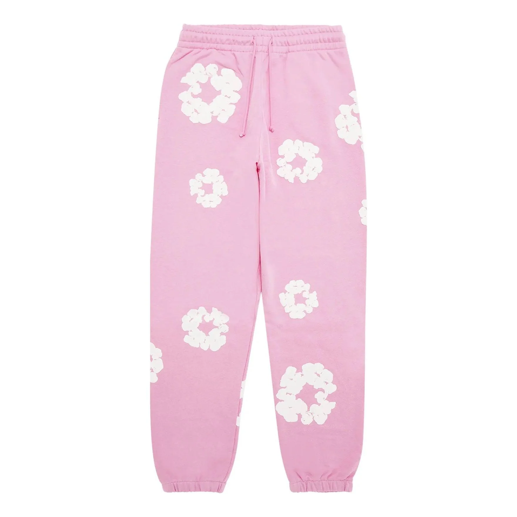 Denim Tears Cotton Wreath Logo Sweatpants 'Pink White' 401-100-30
