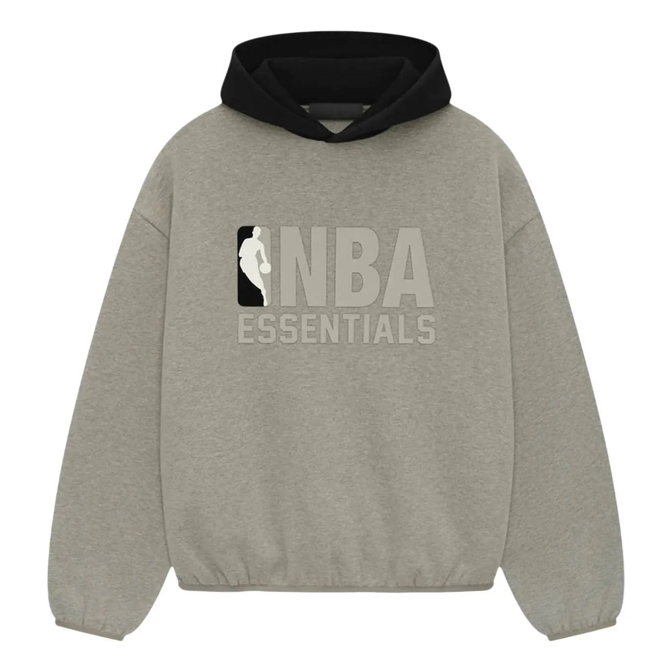 Fear of God Essentials x NBA Hoodie 'Warm Heather Black' 192AL246500F