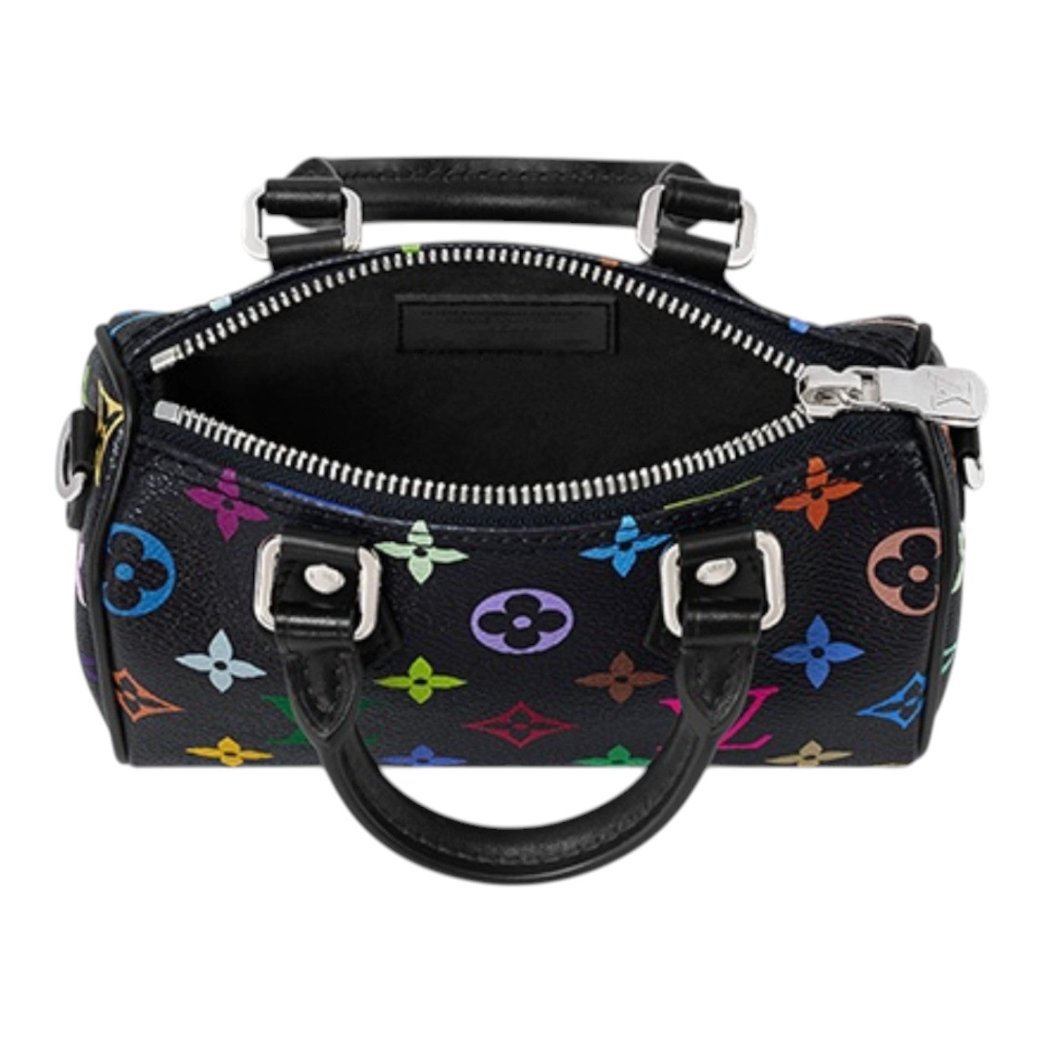 LOUIS VUITTON x Takashi Murakami Nano Speedy 'Black Multicolored' M13406 - Image 3