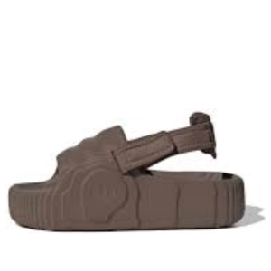 (WMNS) adidas Originals Adilette 22 XLG Asia Sizing 'Brown' IE5648