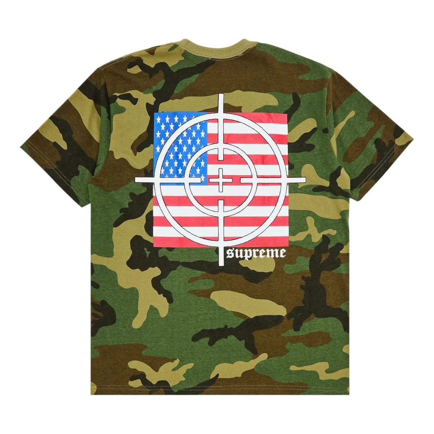 Supreme Target T-Shirt 'Woodland Camo' FW25T27-WOODLAND-CAMO