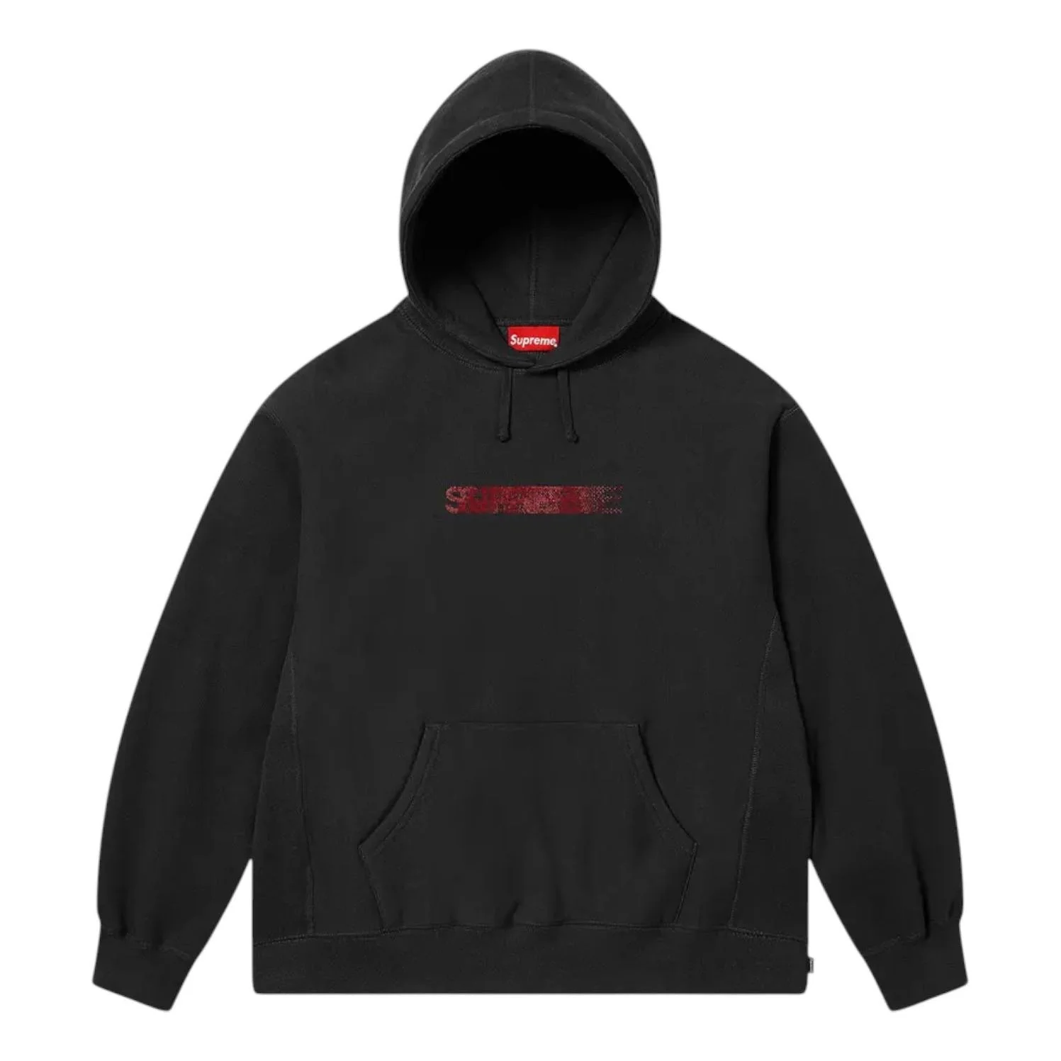 Supreme x Swarovski Motion Logo Hooded 'Black' FW25SW62-BLACK