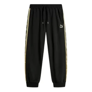 PUMA Classics Sweatpants 'Black Yellow' 625823-01