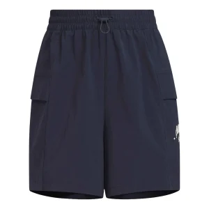 (WMNS) adidas Verbiage Shorts Asia Sizing 'Navy' JN7775