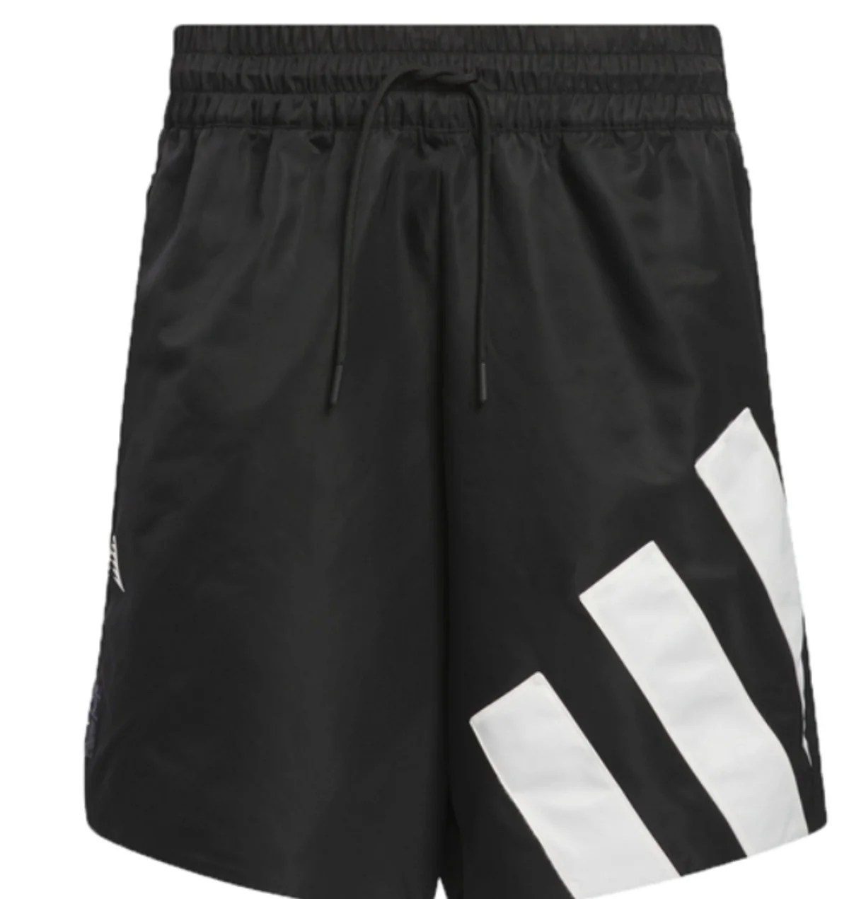 adidas Anthony Edwards 1 Foundation Shorts Asia Sizing 'Black White' IU2817