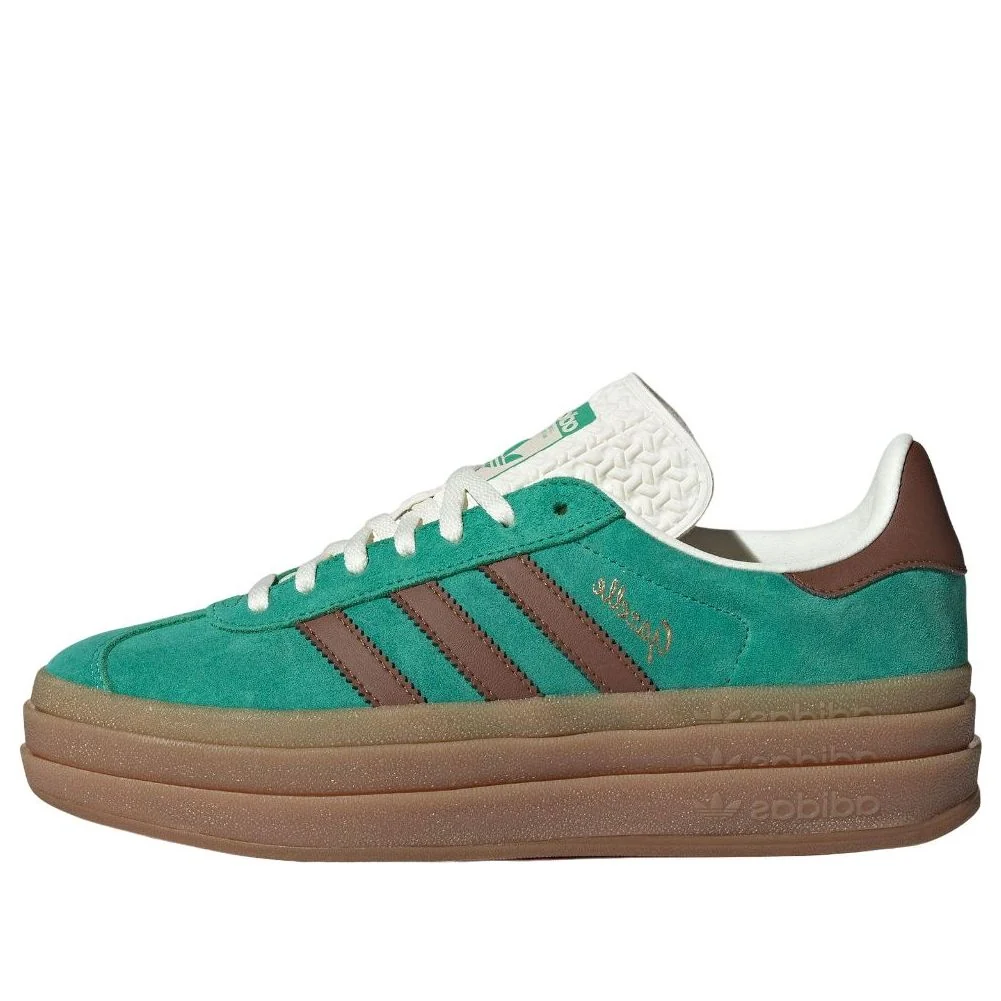 (WMNS) adidas Gazelle Bold 'Green Brown' JP8045