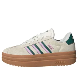 (WMNS) adidas VL Court Bold 'Beige Green Pink' JI1788