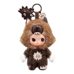 Pop Mart Zisga I'm Zisga series Vinyl Plush Pendant 'Fearless' PPMT-2605-0056-1161875453