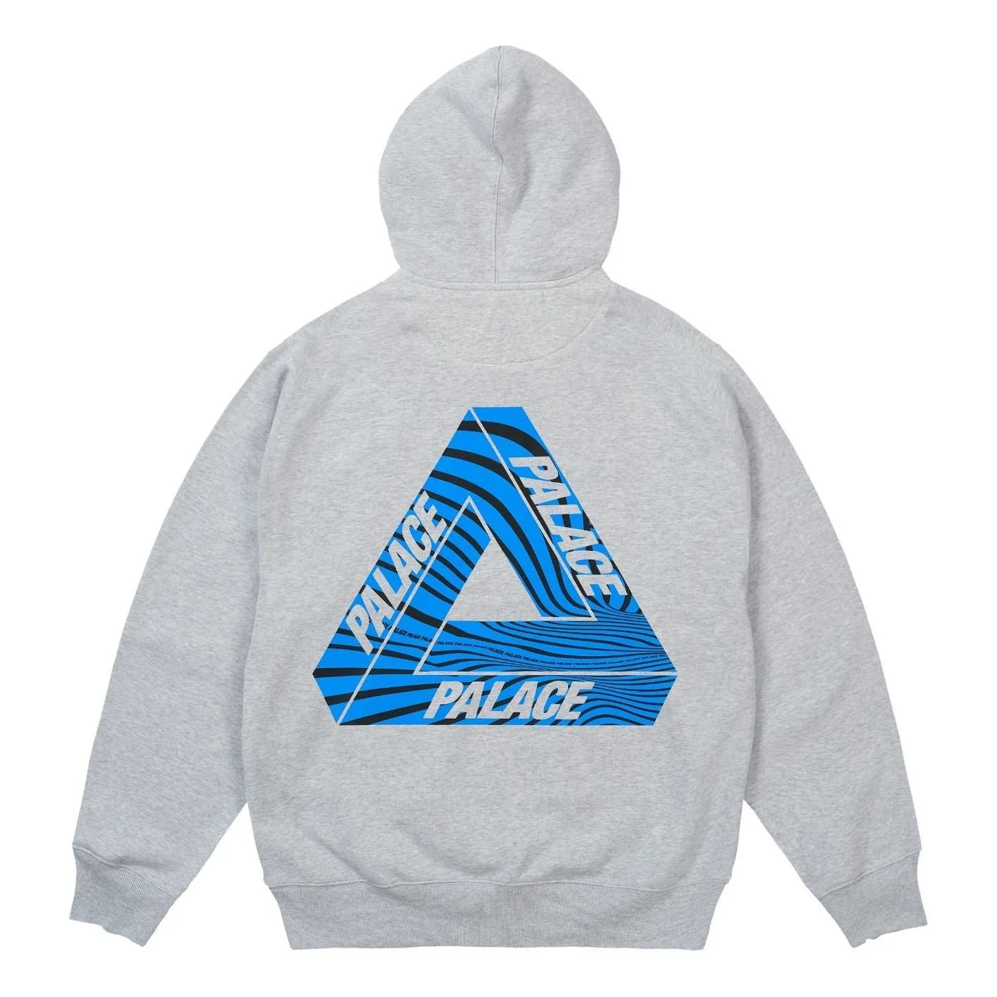 Palace Tri-Vortex Hoodie 'Grey Marl' P31HD005