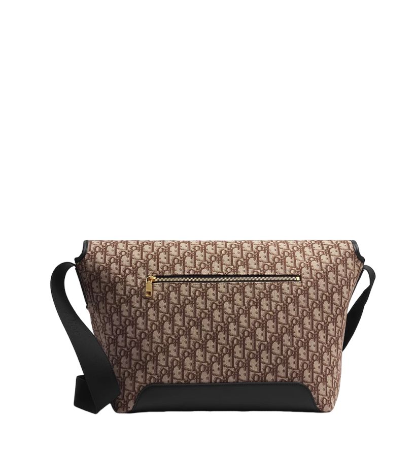 DIOR 26 Large Jett Messenger Bag with Flap 'Brown' 1DBME210YUS-H45E - Image 2