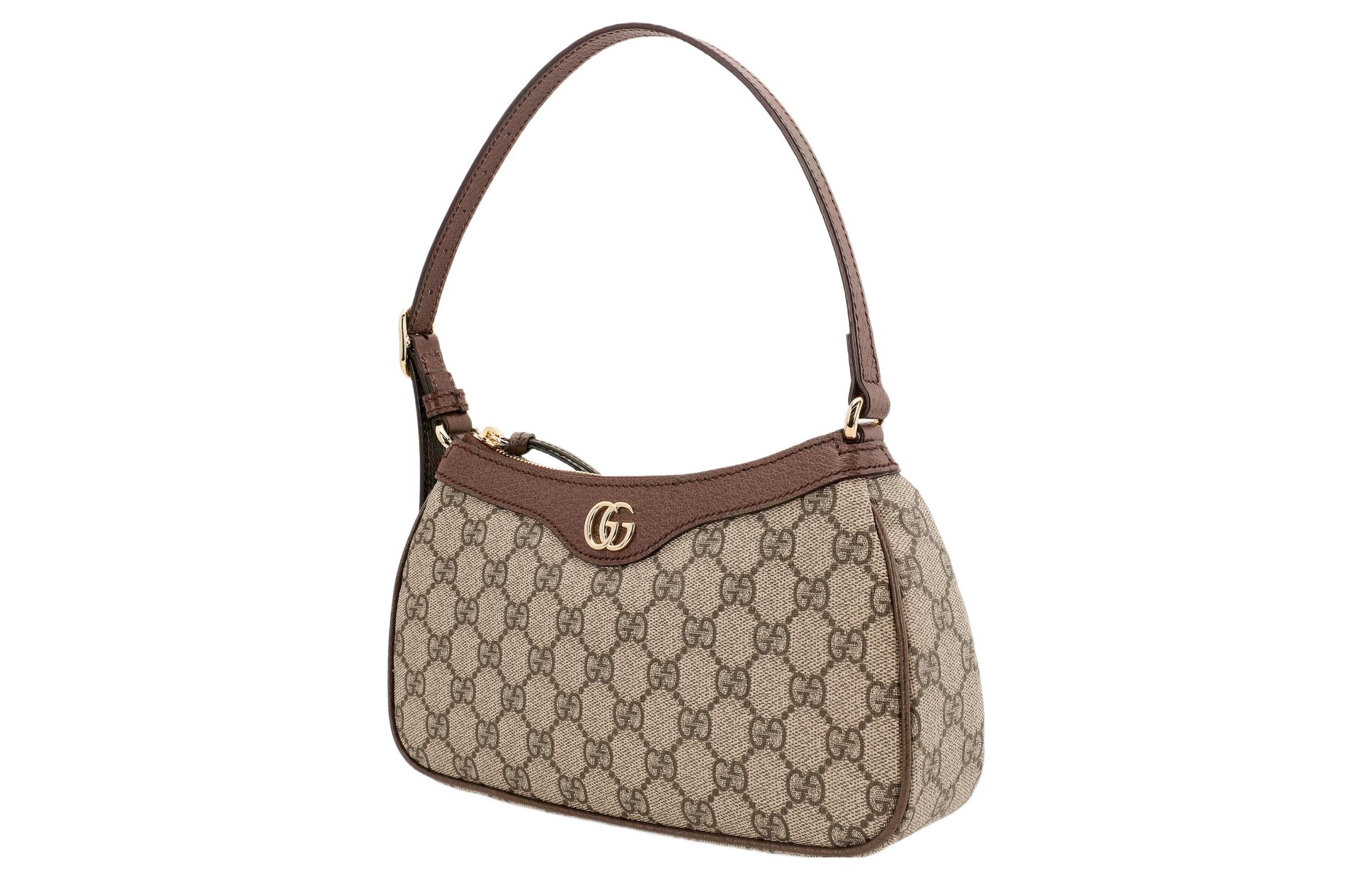 (WMNS) Gucci Ophidia Small Handbag 'Beige Ebony' 735145-KAAAD-8358 - Image 2
