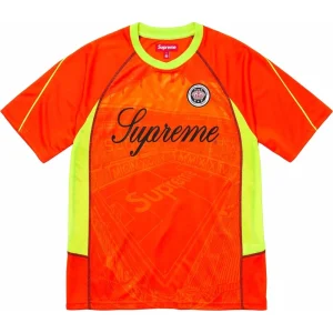 Supreme Jacquard Soccer Jersey 'Orange Yellow' SUP-SS24-293