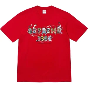 Supreme Varsity Logo T-Shirt 'Red' SUP-SS24-300
