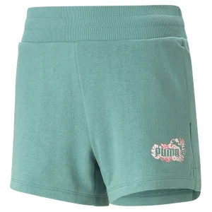 (WMNS) PUMA Essentials+ Power Shorts 'Teal' 673693-84