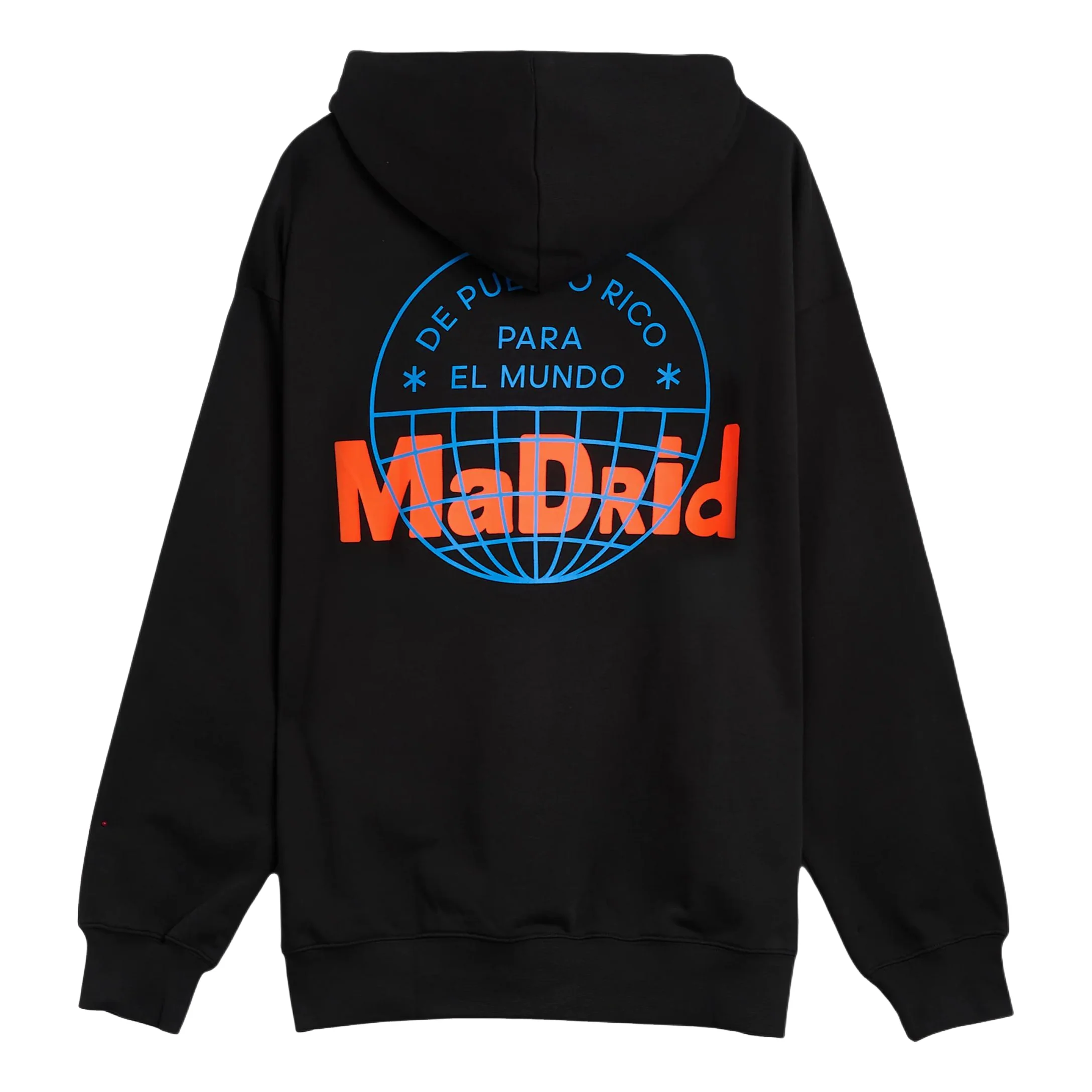 adidas x Bad Bunny DtMF Tour Merch Madrid Relaxed Hoodie 'Black' LH0427