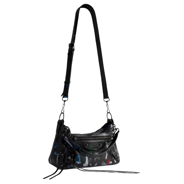 Balenciaga Le City Moto Small 'Black' 8660572ACNG1084 - Image 2