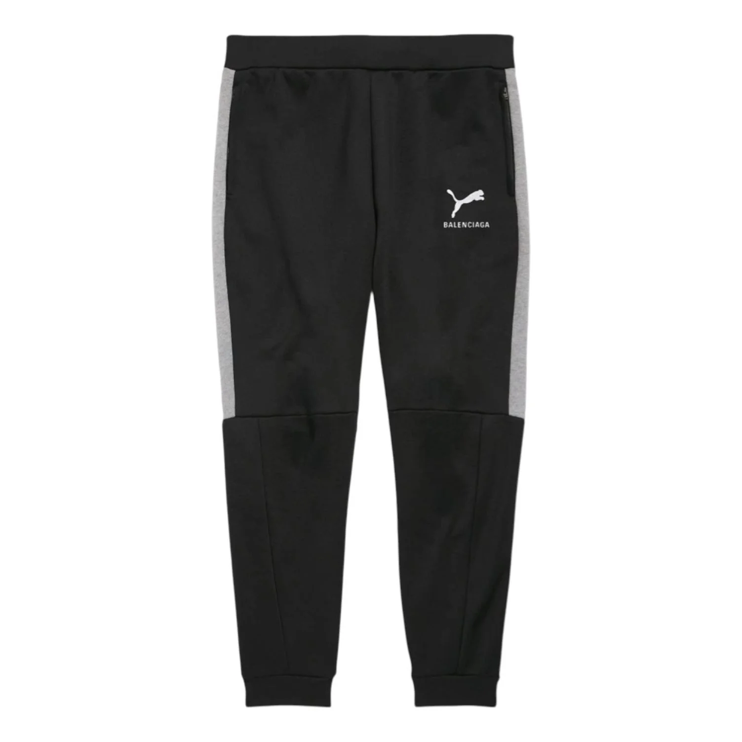 Balenciaga x Puma Fitted Tracksuit Pants 'Black Dark Heather Gray' 846994TTVB41065