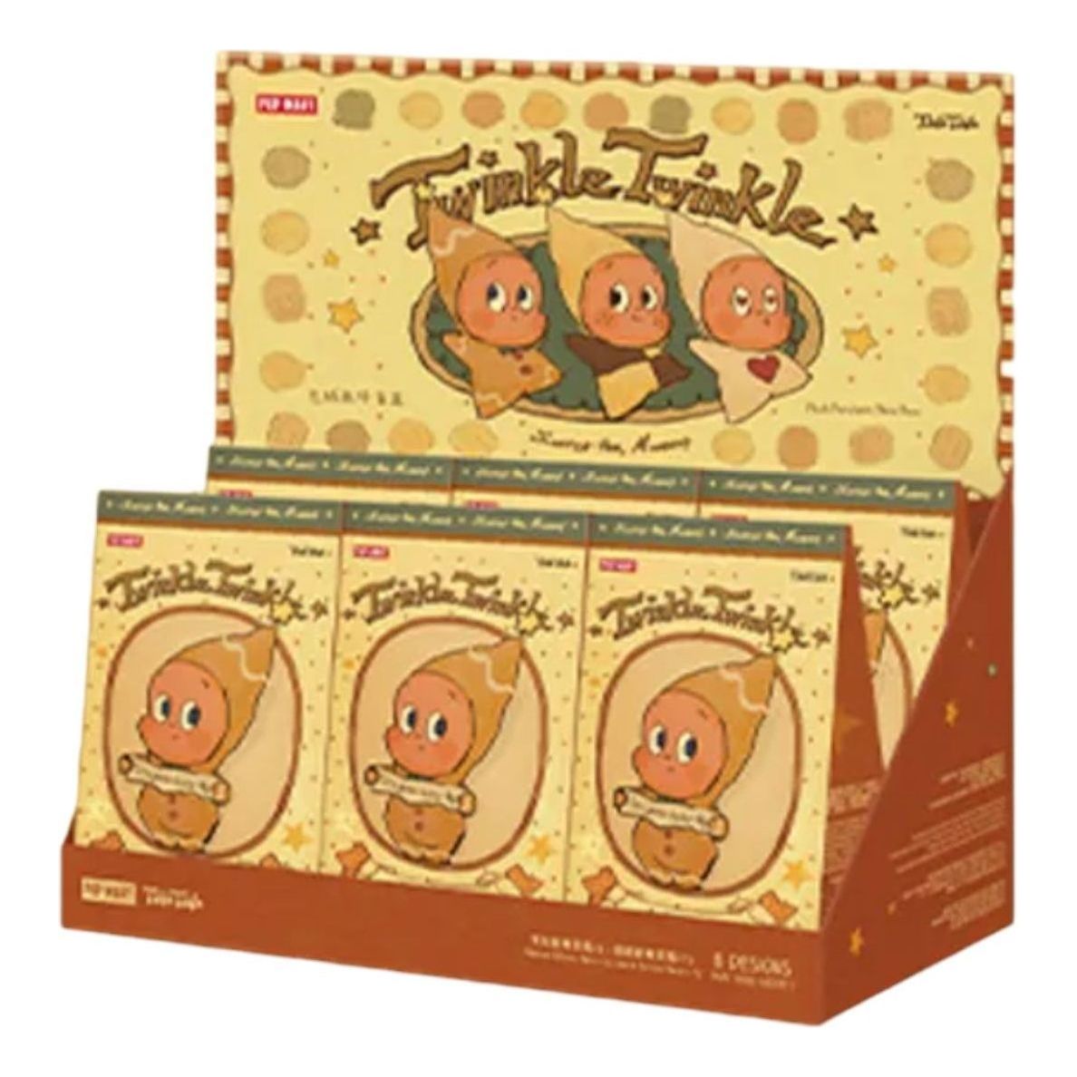 Pop Mart Twinkle Twinkle Savor the Moment Series Fresh-Baked Mini Cookies Sealed Cases (6 Blind Boxes) PPMT-2509-0077-967540249