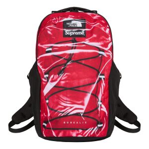Supreme x The North Face Printed Borealis Trompe L'oeil Backpack SS23 'Red' SUP-SS23-1128-R