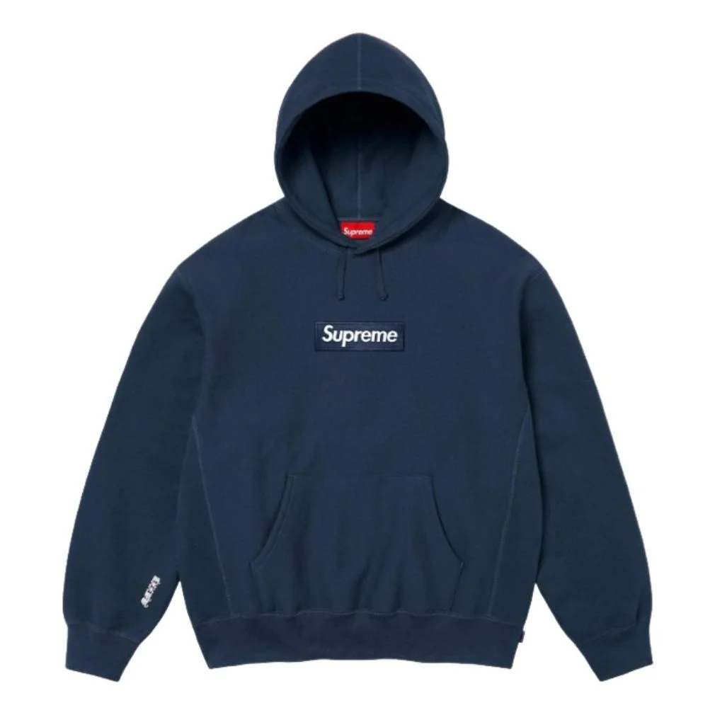 Supreme FW25 Box Logo Hoodie 'Navy' SUP-FW25-094-NA