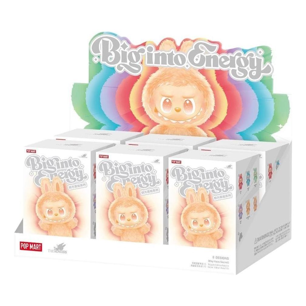 Pop Mart The Monsters Labubu 3.0 Big into Energy Pendant Sealed Case (6 Blind Boxes) PPMT-2504-0039-844789523