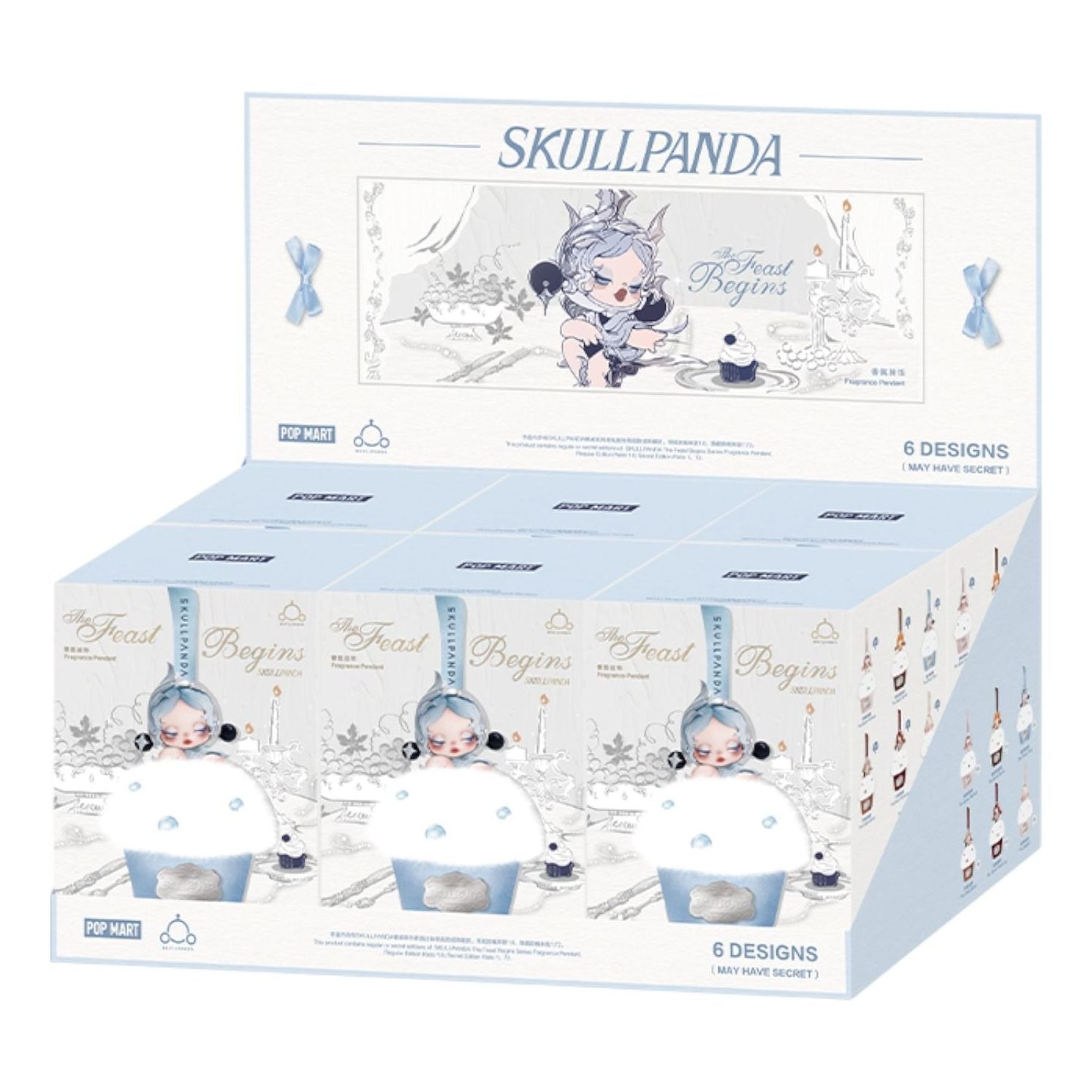 Pop Mart Skullpanda The Feast Begins Series Fragrance Pendant Sealed Cases (6 Blind Boxes) PPMT-2510-0067-991640818