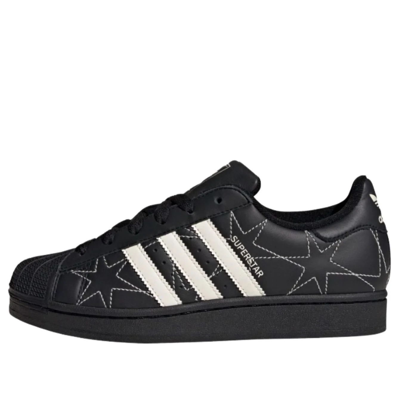 (WMNS) adidas Superstar 'Black Cream' IH4124