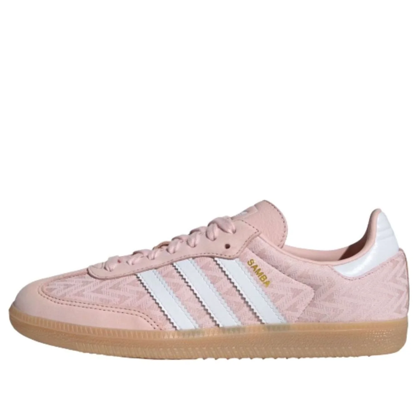 (WMNS) adidas Samba 'Sandy Pink Cloud White Gold Metallic' IH3977