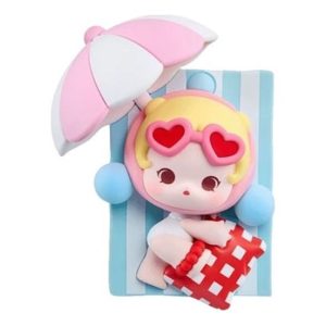 Pop Mart Pop Bean Island Vacation Series Fridge Magnet 'Skullpanda Summer Heartbeat' PPMT-2607-0015-1197763730