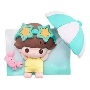 Pop Mart Pop Bean Island Vacation Series Fridge Magnet 'Dimoo Starry Sail' PPMT-2607-0015-1197763728