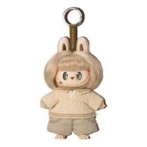 Pop Mart The Monsters Hair Salon Series Vinyl Plush Pendant 'Warm Oat' PPMT-2606-0045-1184020135