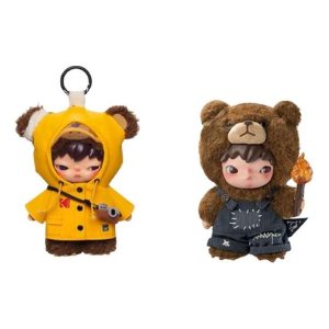 Pop Mart Hirono × Kodak Click Bear + Living Wild Fight For Joy Plush Doll Set PPMT-2606-0031-1176967752